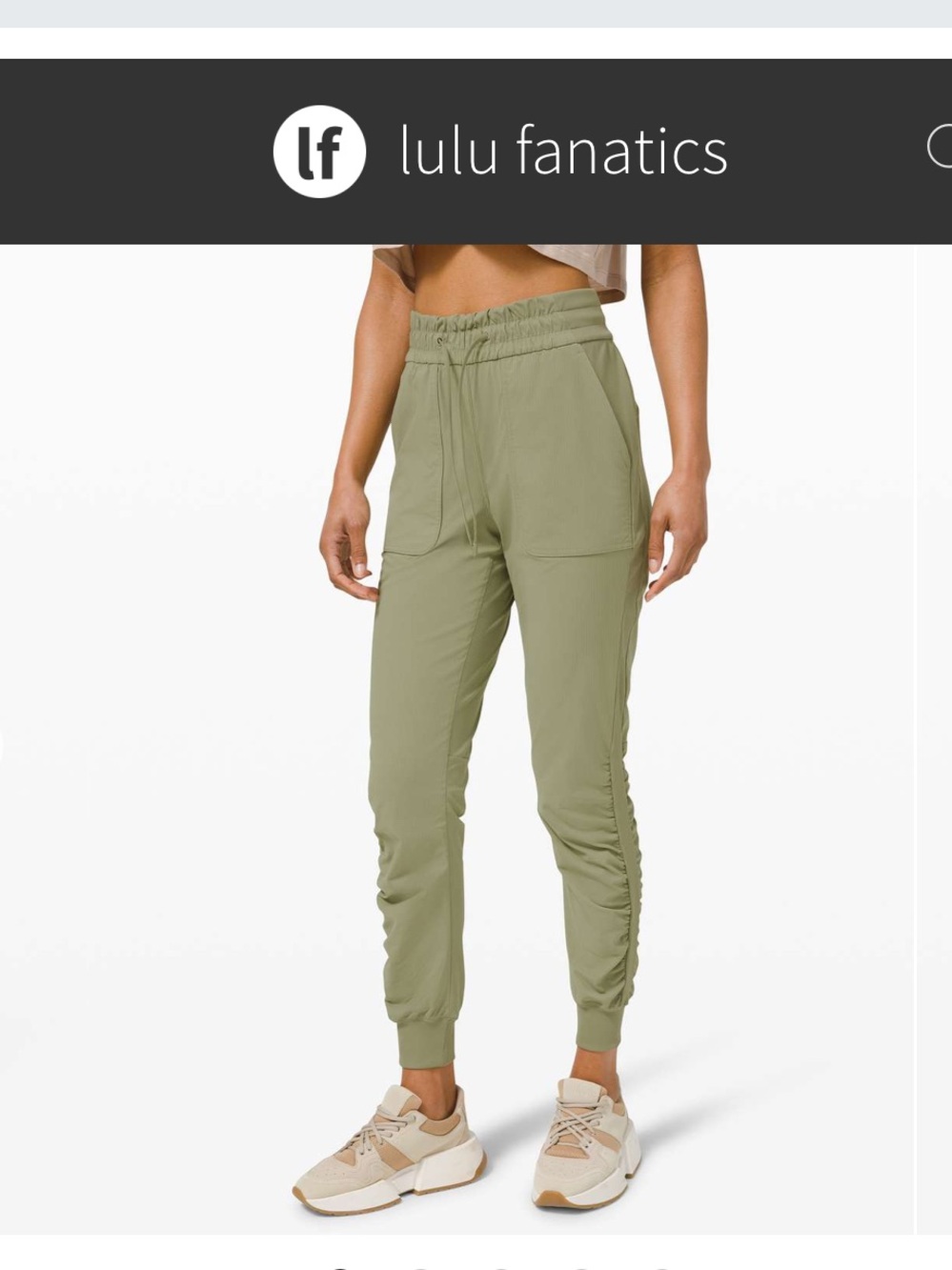 Lululemon Beyond the Studio High Rise Full Length Jogger Sz 2 Rosemary Green